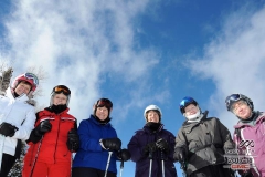 Skiing Buddies